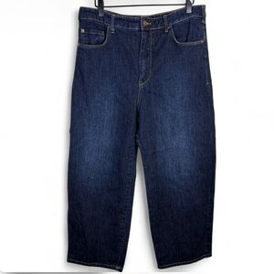 Anthropologie Pilcro Dark Blue Flare & Wide Leg Jeans